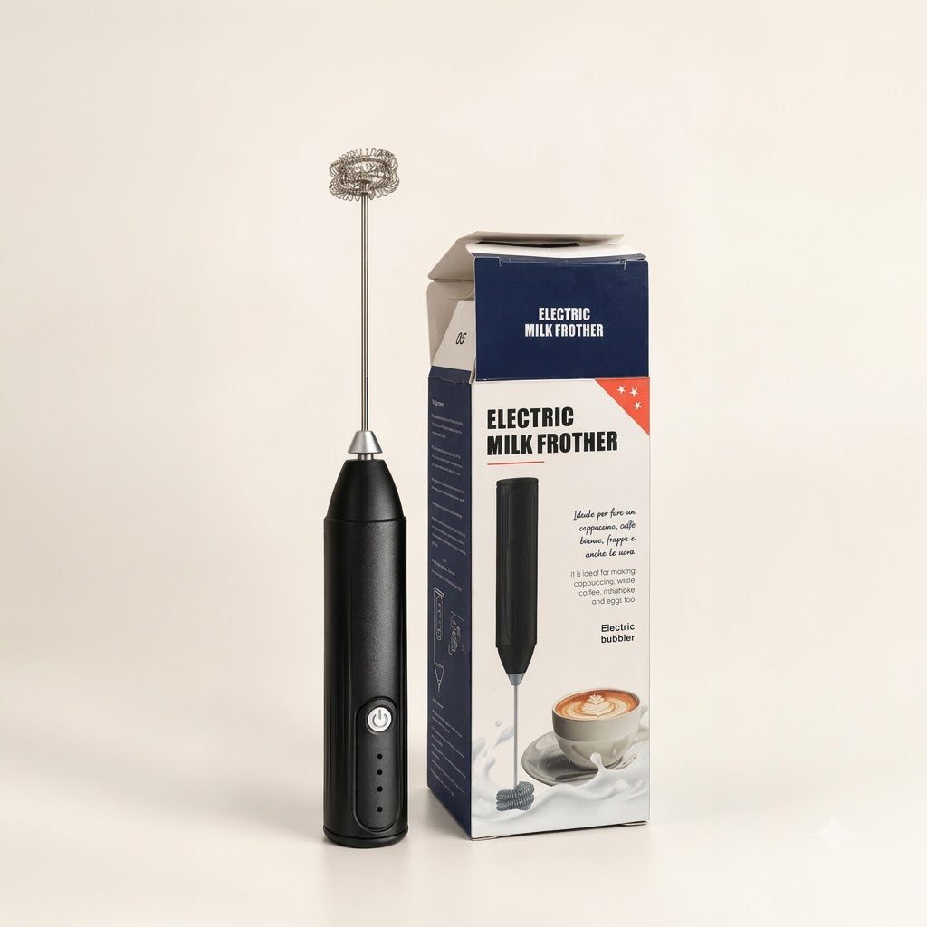 Electric Milk & Coffee Frother – Rechargeable Handheld