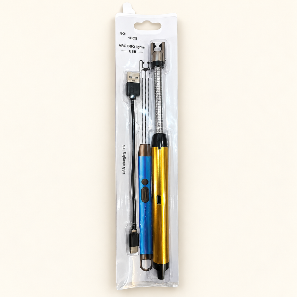 Rechargeable Electric Arc Lighter with Flexible Neck