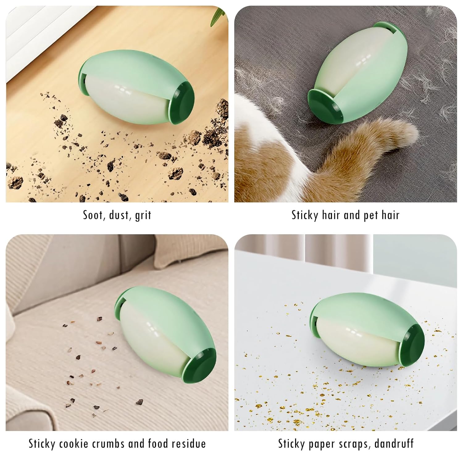 Compact Reusable Lint Roller with Strong Gel Surface for Everyday Cleaning.