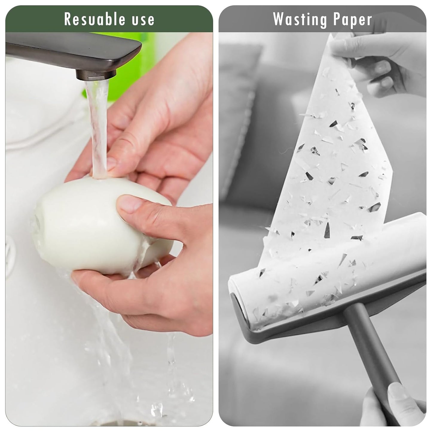 Washable Portable Gel Lint Roller.
